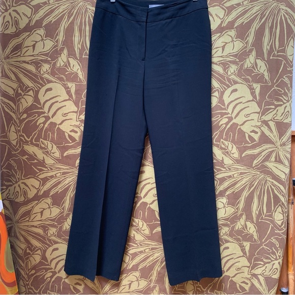 Ann Taylor Career Black Straight Classic Leg Trousers - Picture 4 of 11